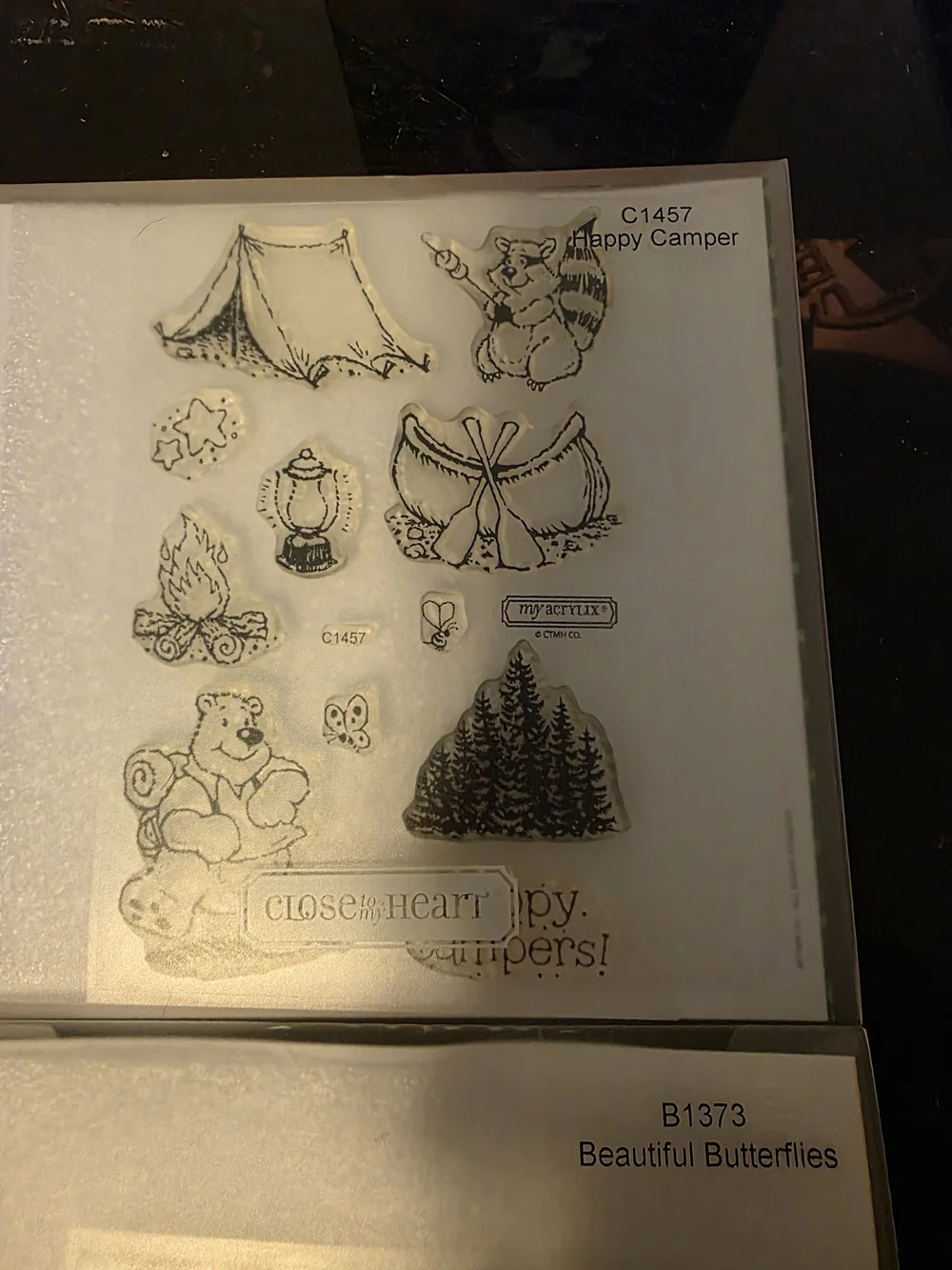 Black Clear Stamp Set Collection - Assorted Designs